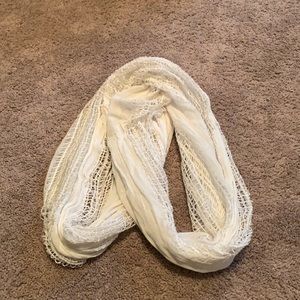 White infinity scarf